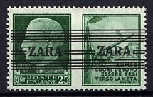 1943 25c Zadar, German Occupation, Germany (Mi. 35 III, CV $70)