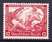 1933 12+3pf Third Reich Wagner, Germany (Mi. 504, CV $40, MNH)