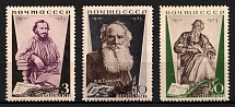 1935 The 25th Anniversary of Tolstoy's Death, Soviet Union, USSR, Russia (Full Set, Perf. 13.75, MNH)