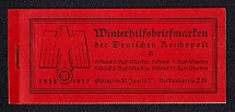 1936 Booklet with stamps of Third Reich, Germany in Excellent Condition (Mi. 43, 5 x Mi. 636, 5 x Mi. 637, 5 x Mi. 639, 4 x Mi. 634, CV $200)