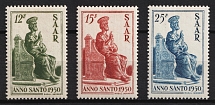 1950 Saar, Germany (Mi. 293 - 295, Full Set, CV $30)