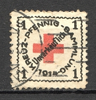 1914 Red Cross Society `1` (Cancelled)
