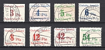 1946 Spremberg, Local Mail, Soviet Russian Zone of Occupation, Germany (Perforated, Full Set, SPREMBERG Postmark)
