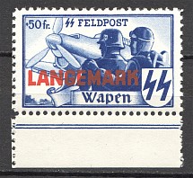 Germany Reich Belgian Legion Not Issued Stamp (Specimen, CV $230, MNH)