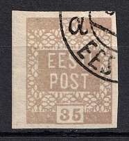 1919 35p Estonia (Olive Brown, Canceled)