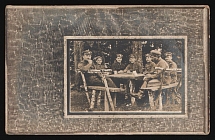 1917-1920 'Army staff meeting', Czechoslovak Legion Corps in WWI, Russian Civil War, Postcard