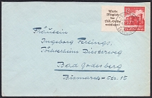 1941 (5 Feb) Third Reich, Germany, Cover from Göttingen to Bad Godesberg franked with Mi. S264