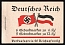 1933 Booklet with stamps of Third Reich, Germany in Excellent Condition (Mi. MH 32.2, CV $230)
