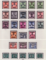 1940 General Government, Germany (Mi. 14 - 33, 34 - 39, CV $220, MNH)