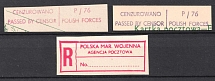 Polish Military Post, Censorship