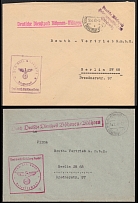 1940 Bohemia and Moravia, Germany, Two covers from Berlin