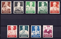 1934 Third Reich, Germany (Mi. 556 - 564, Full Set, CV $710, MNH)