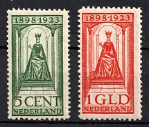 1923 Netherlands (Mi. 124 C, 131 A, CV $100, MNH)