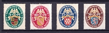 1926 Weimar Republic, Germany (Mi. 398 - 401, Full Set, CV $90)