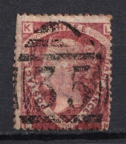 1870 Great Britain (Full Set, Canceled, CV £60)