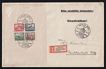 1930 Weimar Republic, Germany, Registered Cover (Mi. Bl. 1, Special Cancellation 'BERLIN W62 IPOSTA', CV $2,600)