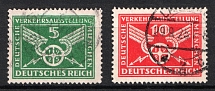 1925 Weimar Republic, Germany (Mi. 370 X - 371 X, Full Set, Canceled, CV $30)