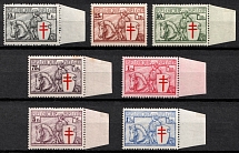 1934 Belgium (Sc. B156 - B162, Full Set, CV $180)