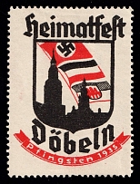1935 'Home Festival', Swastika, Dobeln, Third Reich Propaganda, Cinderella, Nazi Germany