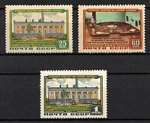 1956 First Atomic Power Station of Academy of the USSR, Soviet Union, USSR, Russia (Zv. 1777 - 1779, Full Set, MNH)