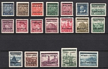 1939 Bohemia and Moravia, Germany (Mi. 1 - 19, Signed, Full Set, CV $160)
