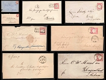 German Empire, 8 Covers (Readable Postmarks)