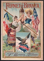 Fernet-Branca Trademark, Italy, Stock of Cinderellas, Non-Postal Stamps, Labels, Advertising, Charity, Propaganda