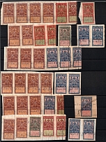 Bulgaria Revenue Stamps, Collection (2 Pages, Canceled)