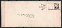 1954 The Letter from the Prince Michael of the Saltees to the United States, Ireland, Stock of Cinderellas, Non-Postal Stamps, Labels, Advertising, Charity, Propaganda, Cover
