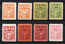 1927-33 Latvia (Full Set, Varieties, Signed, CV $40)
