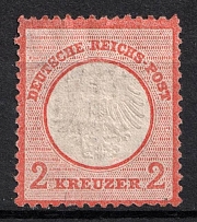 1872 2gr German Empire, Germany (Mi. 8, Canceled, CV $520)