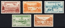 1933 Newfoundland, Canada (SG 230 - 234, CV $210)
