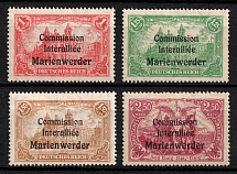 1920 Joining of Marienwerder, Germany (Mi. 26 - 29, Full Set, Signed, CV $20)