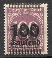 1923 Germany 100.000 (Double Overprint Error, CV $80)