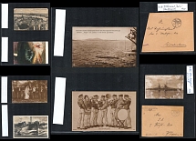 Germany, Fieldpost Sea Post, Stock of Postcards and Covers, Propaganda Cards