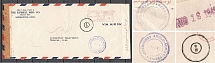 USA WWII 1943 Iran, International Air Letter, Censorship