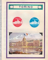 1911 Exhibition, Turin, Italy, Stock of Cinderellas, Non-Postal Stamps, Labels, Advertising, Charity, Propaganda, Postcard (#617)