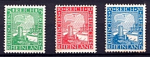 1925 Weimar Republic, Germany (Mi. 372 - 374, Full Set, CV $60, MNH)