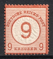 1874 9 on 9kr German Empire, Germany (Mi. 30, CV $140)