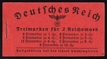 1940-41 Complete Booklet with stamps of Third Reich, Germany (Mi. MH 39.4, CV $260)