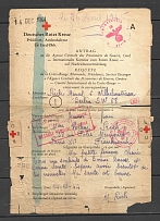 1944-45 France prisoner of war censorship cover to German Red Cross in Berlin