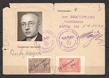 1942 Ukraine German Occupation Lviv Lemberg Revenue