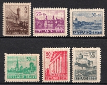 1941 Occupation of Estonia, Germany (Perforated, Full Set, MNH)
