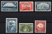 1933-34 Canada, Full Set (SG 329 - 334, CV $110, MNH)