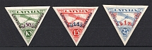 1931 Latvia Airmail (Imperforated, Full Set, CV $60, MNH)