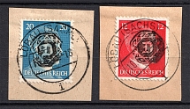 1945 Lobau, Local Mail, Soviet Russian Zone of Occupation, Germany (CV $130, Canceled)