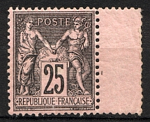 1886-99 France 25 C (CV $100, MNH)