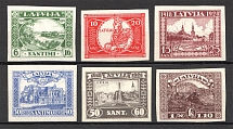 1928 Latvia (Imperf, CV $30, Full Set)