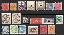1886-1900 Courier Post, Germany (Group of Stamps, Full Sets)