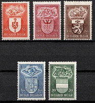 1947 Belgium (Mi. 798 - 802, Full Set, CV $40, MNH)